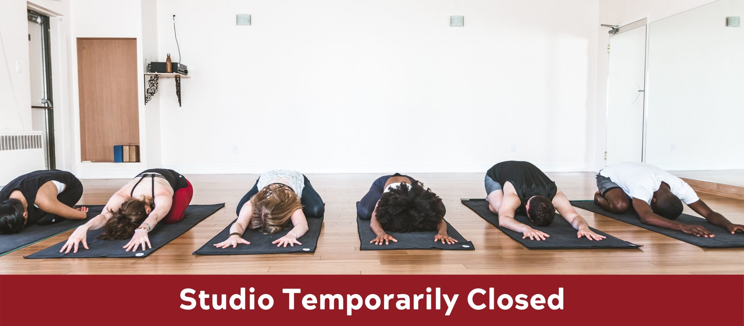 STUDIO TEMPORARILY CLOSED MAR 16 ONWARDS