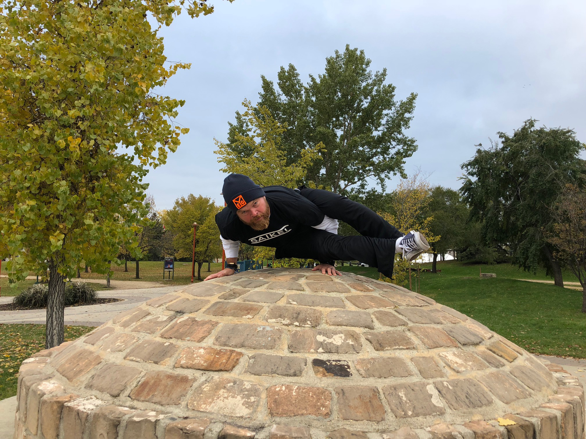picture of todd in a yoga pose