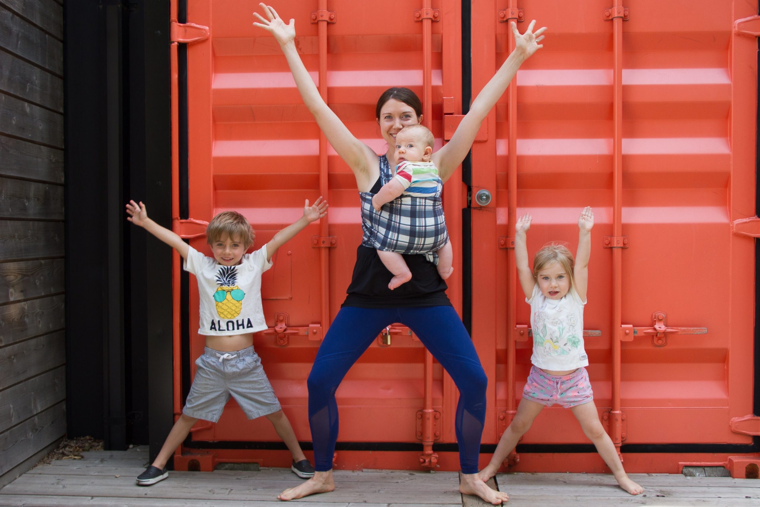 jocelyn with her three kids